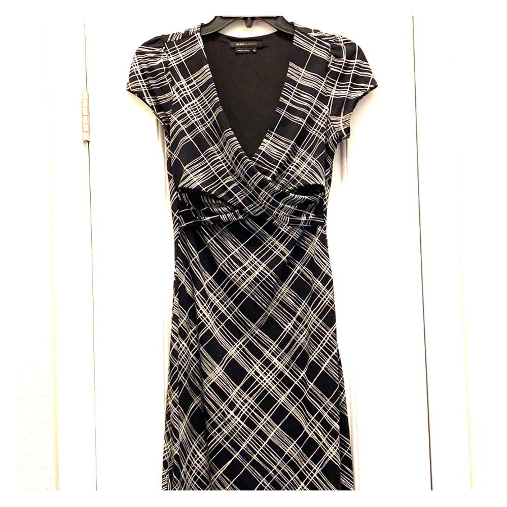 Black and White BCBGMaxazria Dress.